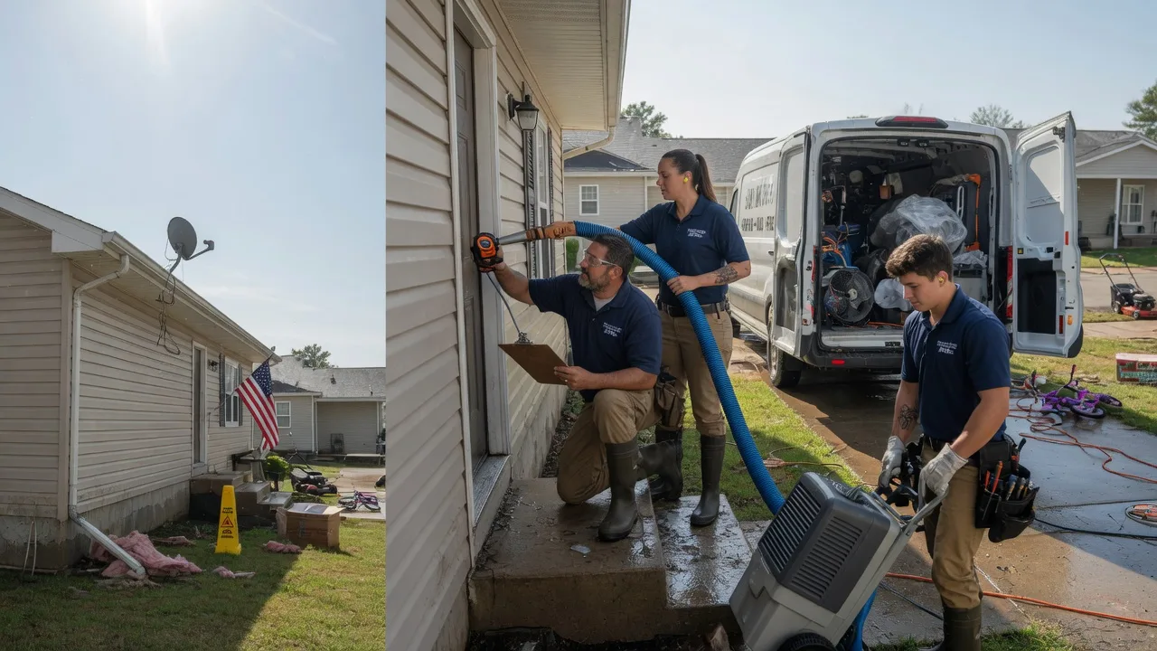 Ceiling Water Damage Restoration in Ellsworth, MN near me